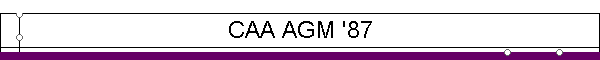 CAA AGM '87