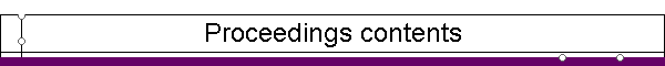 Proceedings contents